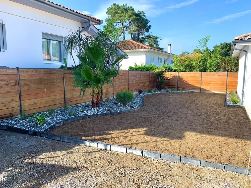 Après l&rsquo;aménagement d&rsquo;un jardin proche de Tarnos