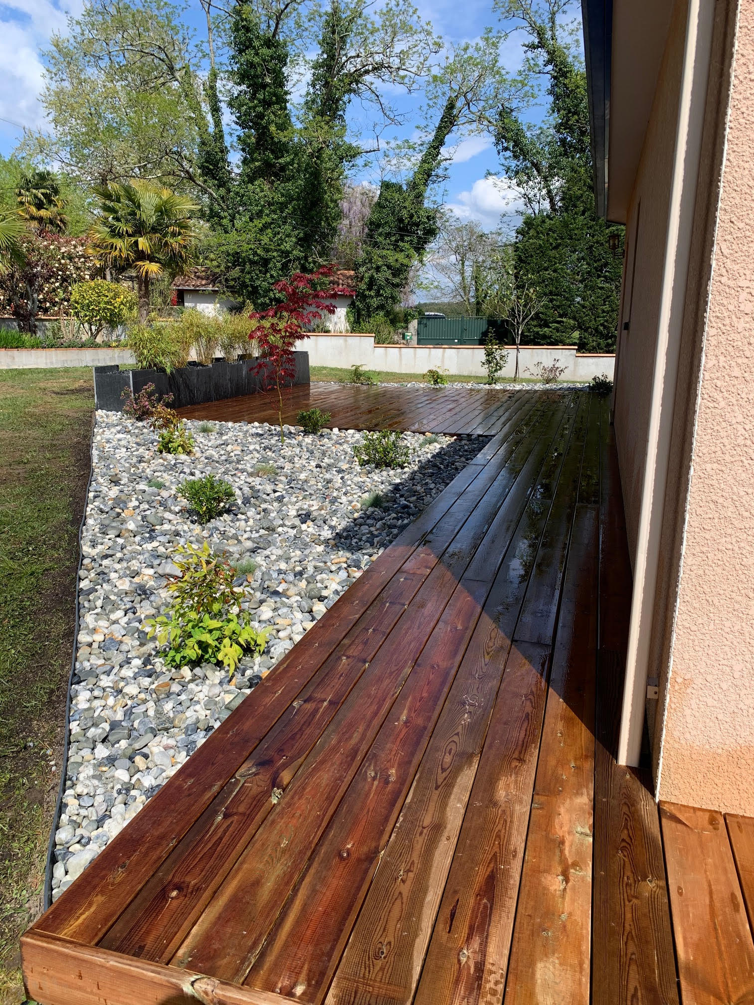 Création d&rsquo;un massif sur Capbreton