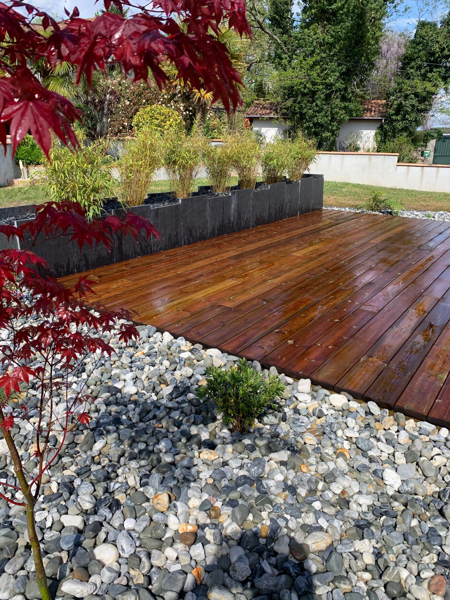 Création d&rsquo;un massif sur Peyrehorade