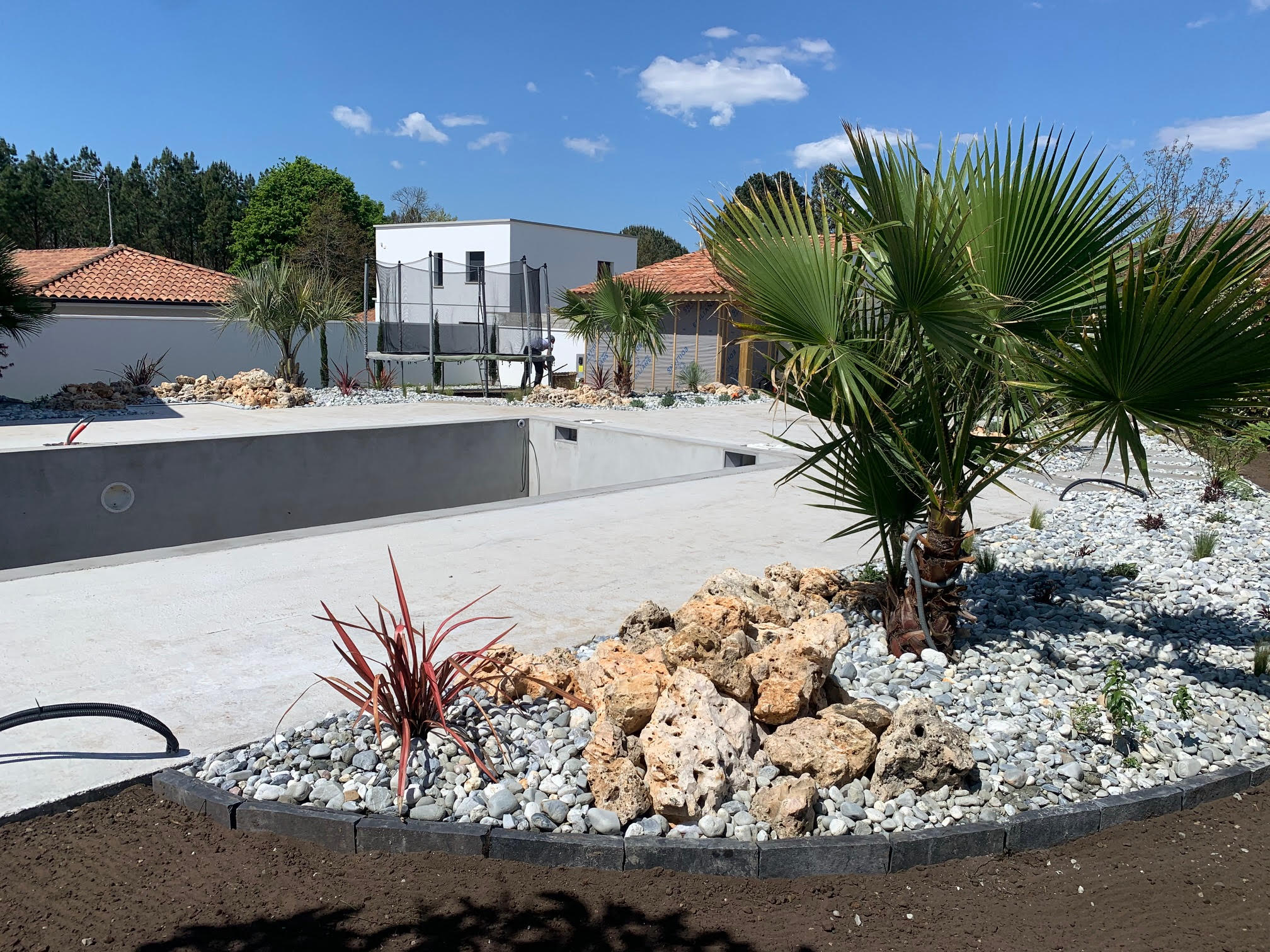 Création de massif de style méditerranéen