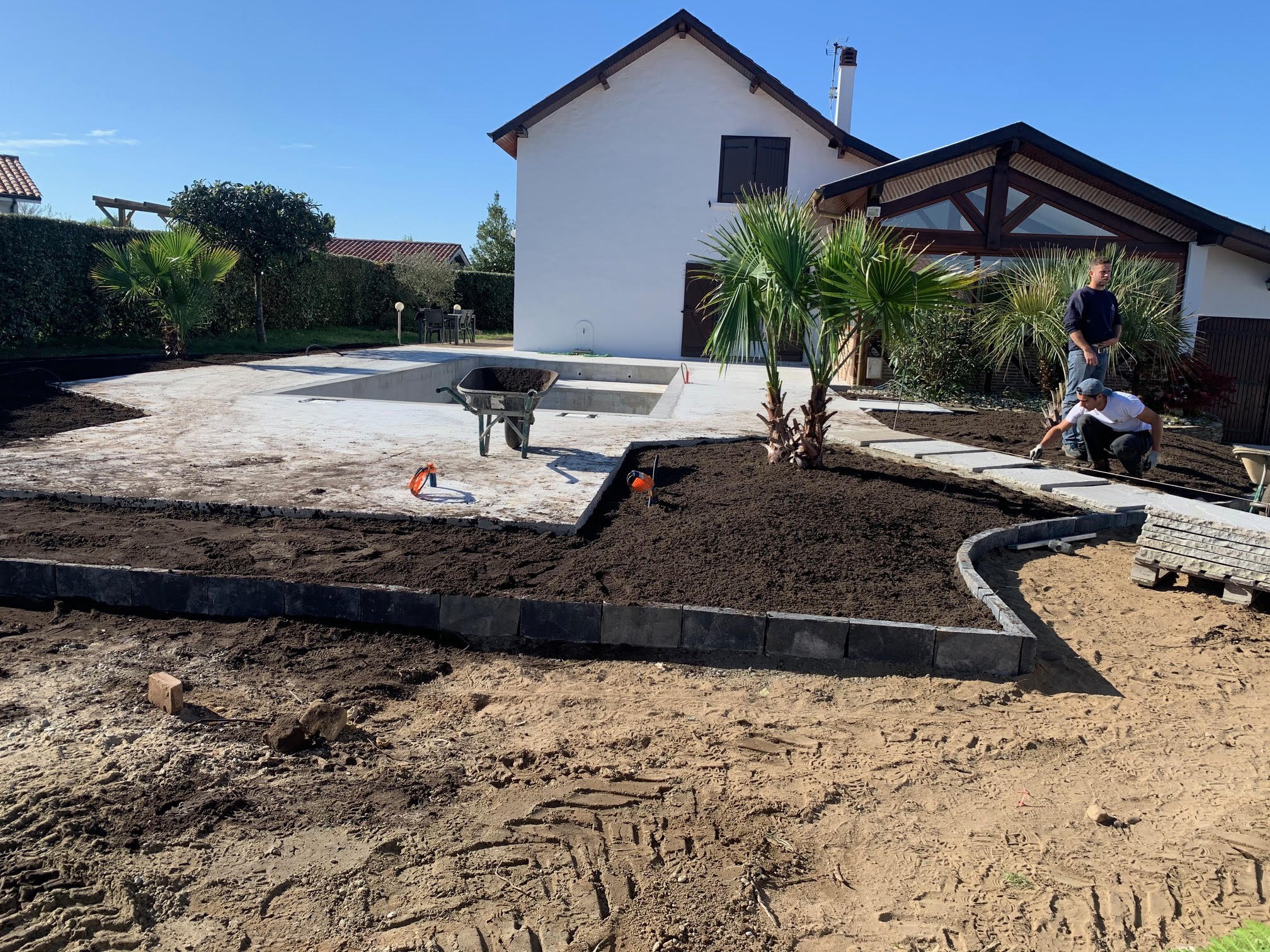 Création de massif de style méditerranéen