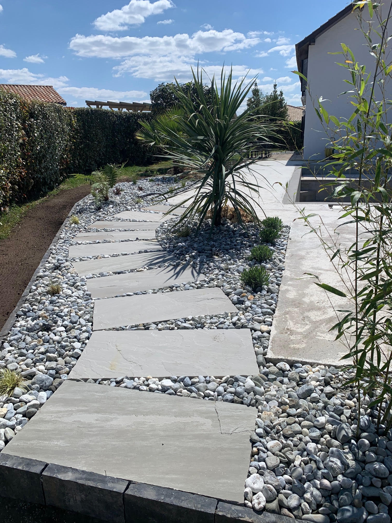 Création de massif de style méditerranéen