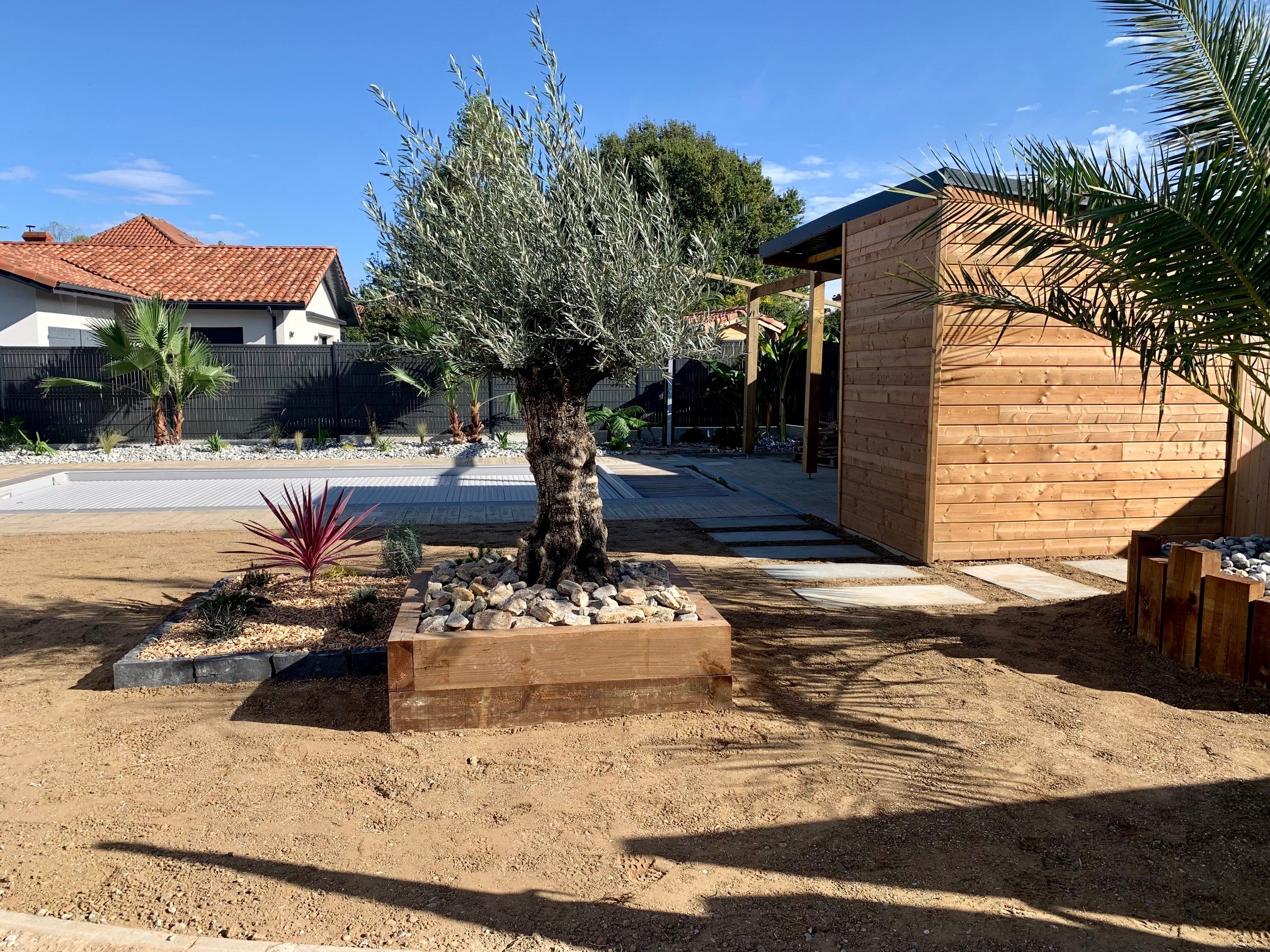 Création de jardin à Saubrigues