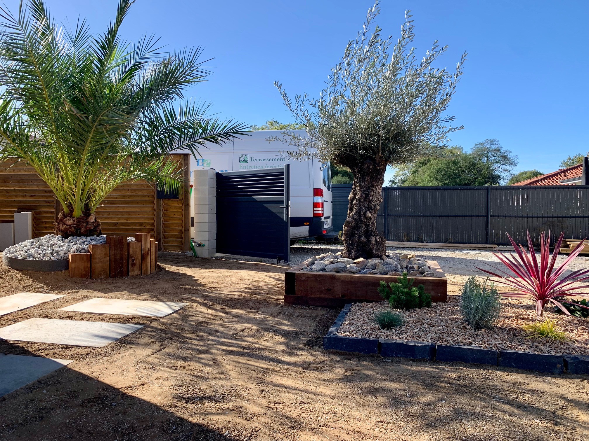 Création de jardin à Saubrigues