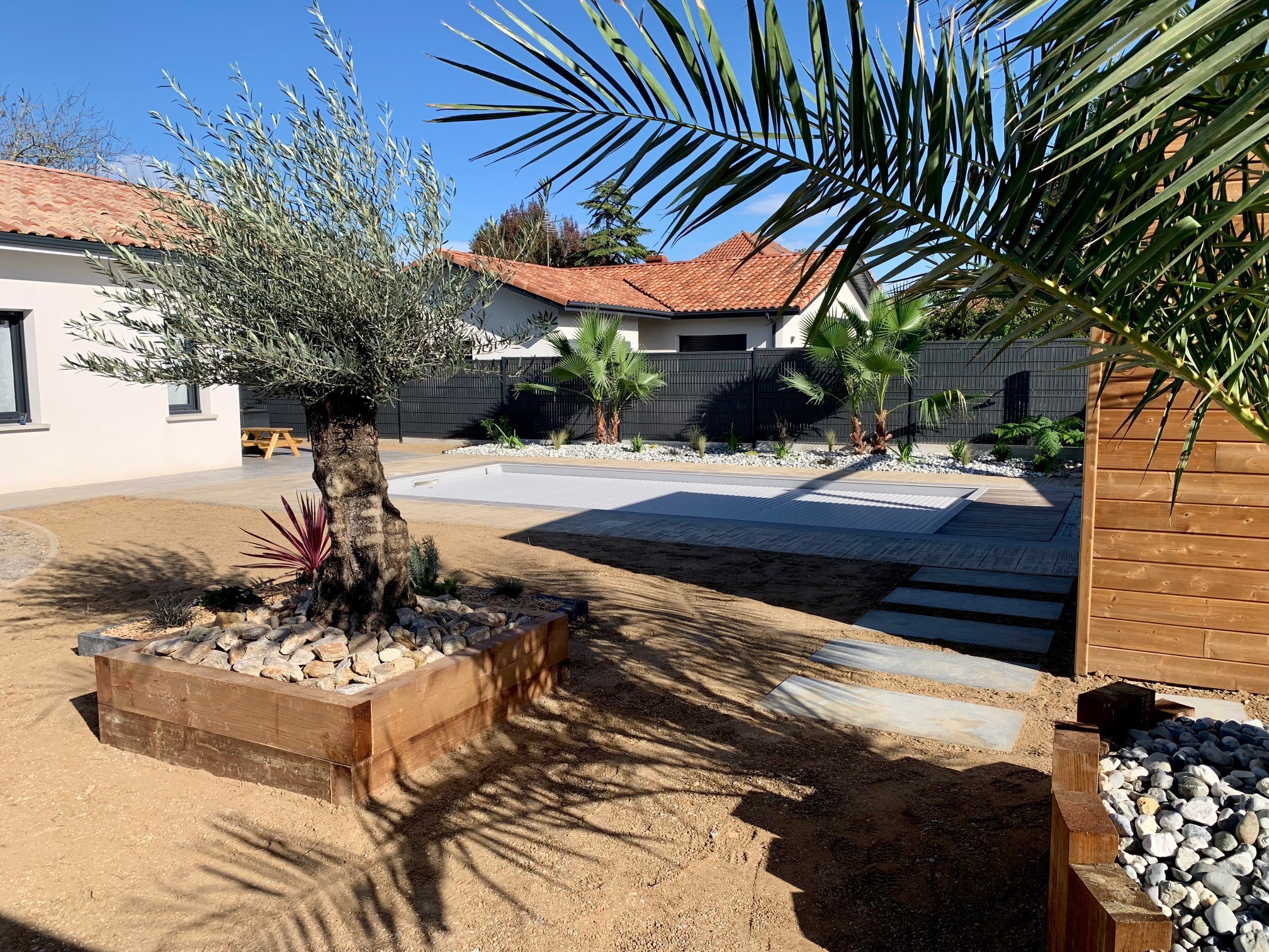 Création de jardin à Saubrigues