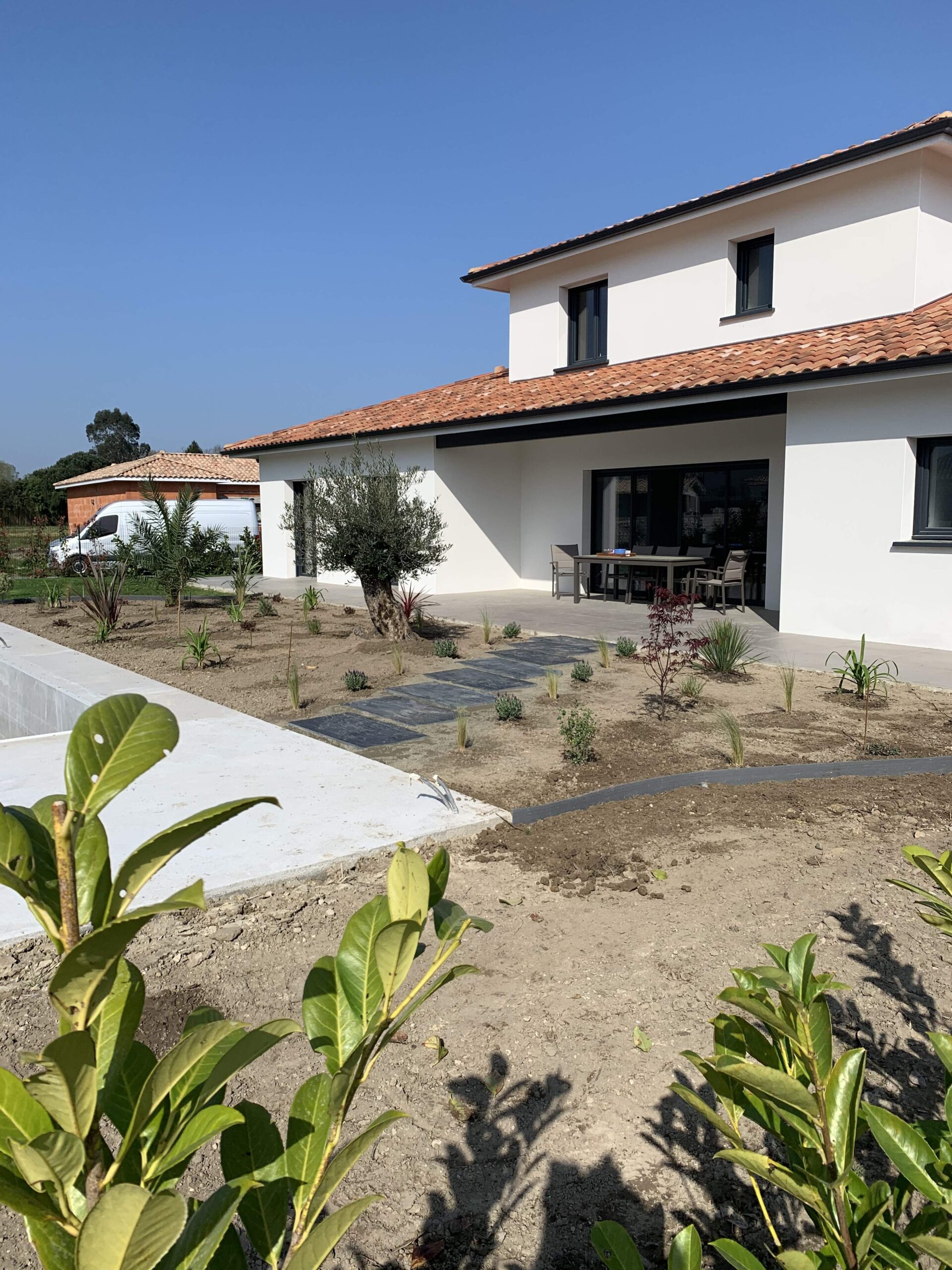 Création d&rsquo;allée de jardin à Saint-Geours-de-Maremne
