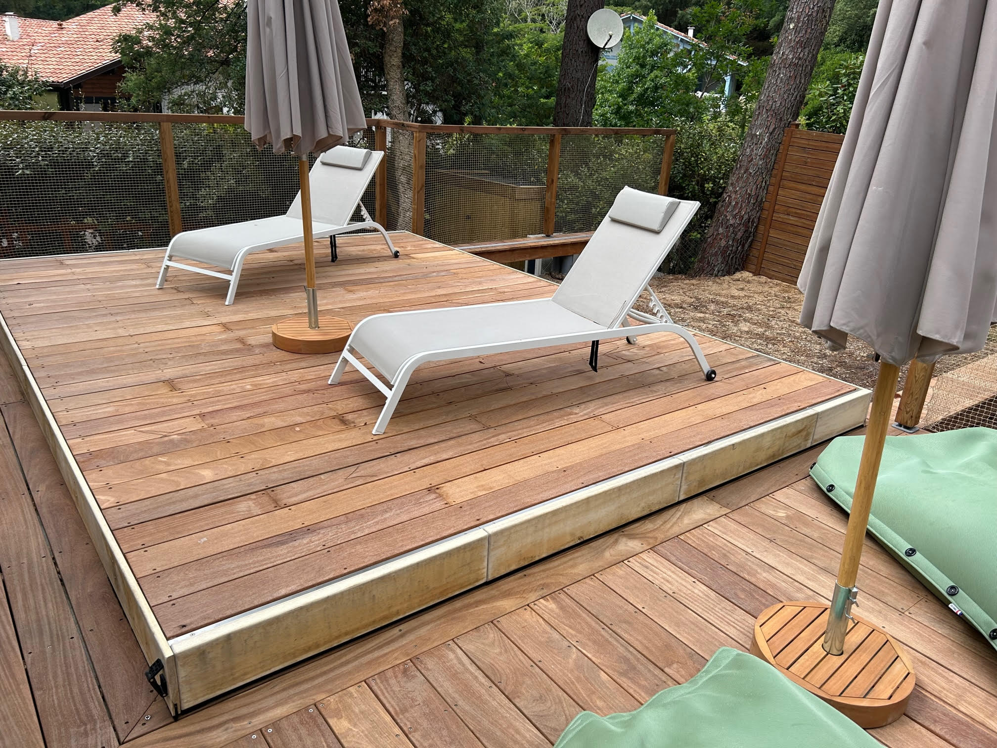 Aménagement de terrasse bois à Seignosse
