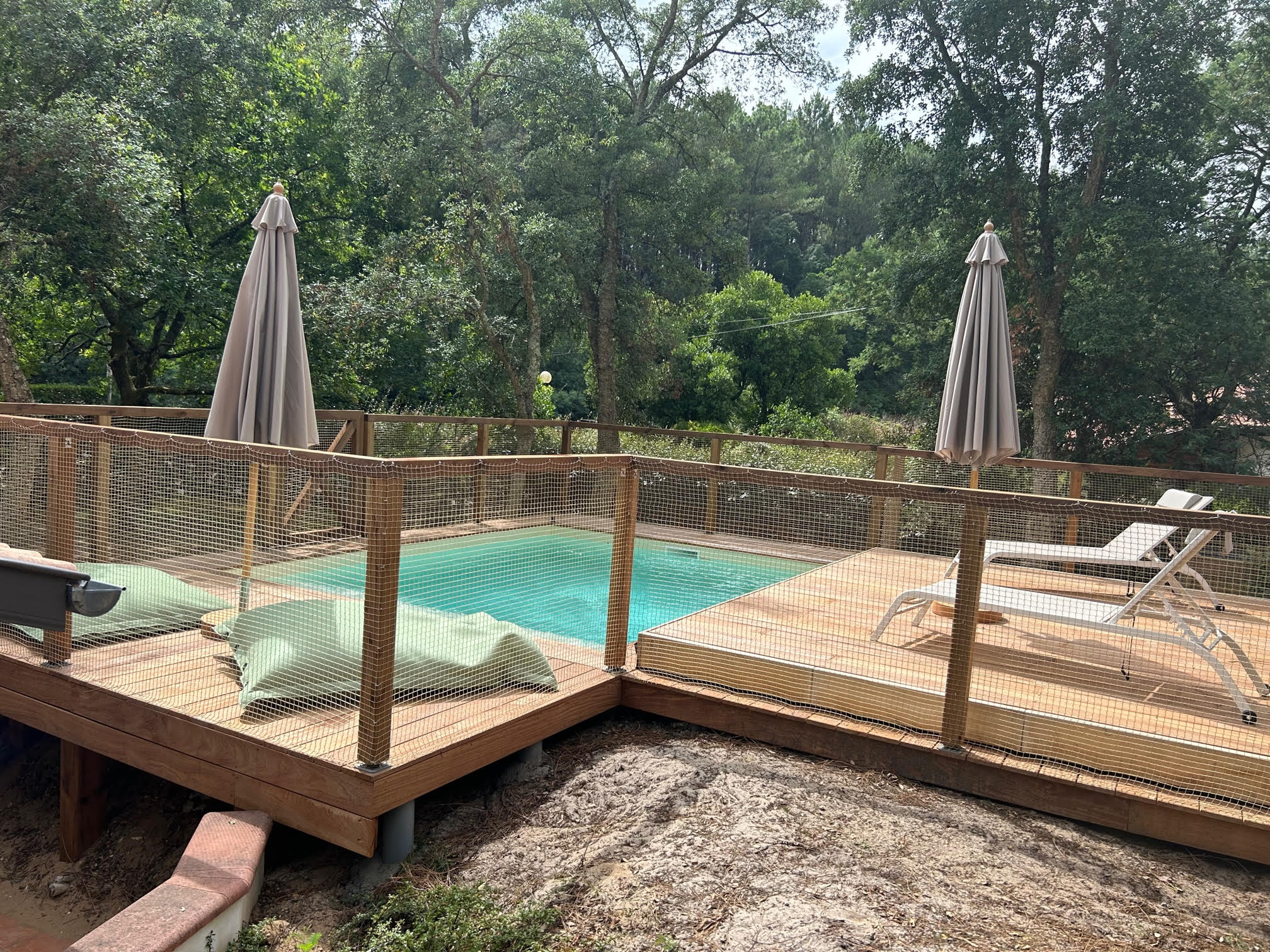 Aménagement de terrasse bois à Seignosse