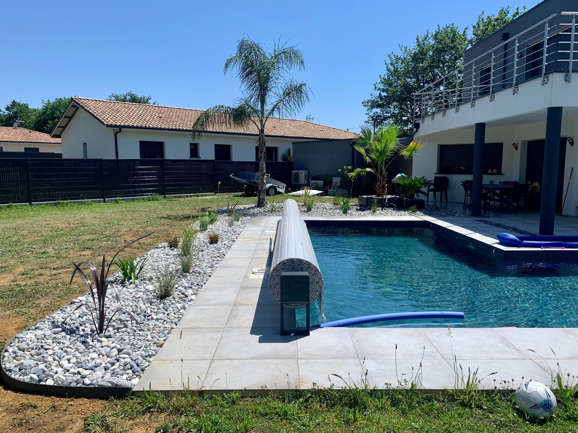 Création d&rsquo;un massif sur rivière près de Peyrehorade