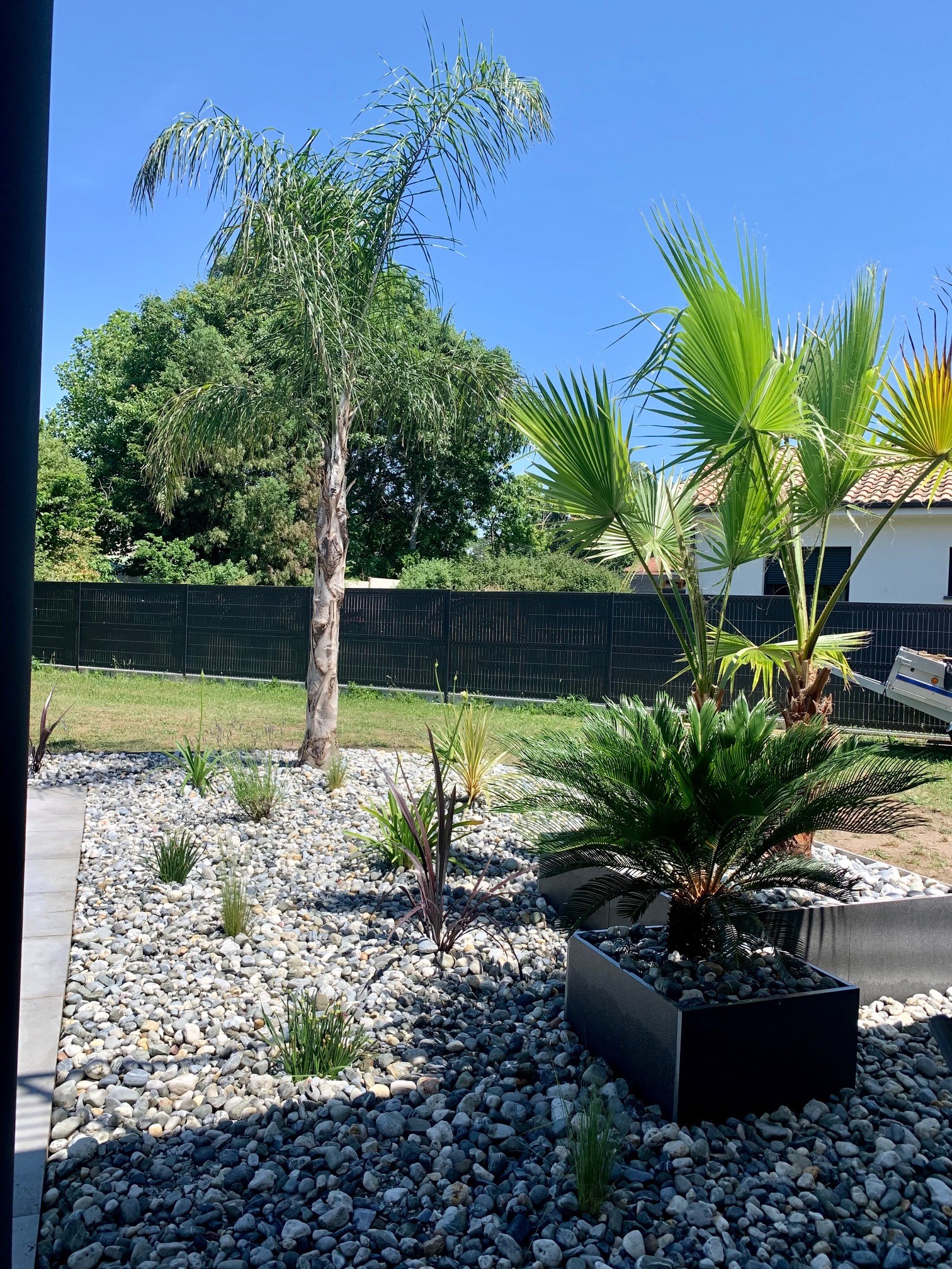 Création d&rsquo;un massif sur rivière près de Peyrehorade