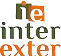 Logo Inter Exter : Expert en Aménagement Intérieur Extérieur Logo Inter Exter avec les lettres i e stylisées, mot inter en vert et exter en orange sur fond blanc.