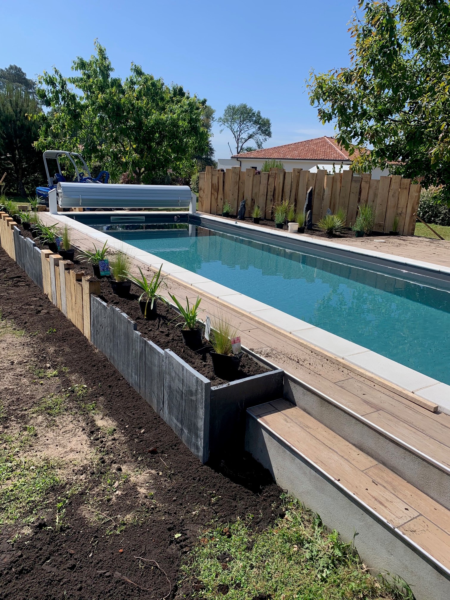 Aménagement de jardinière à Bégaar