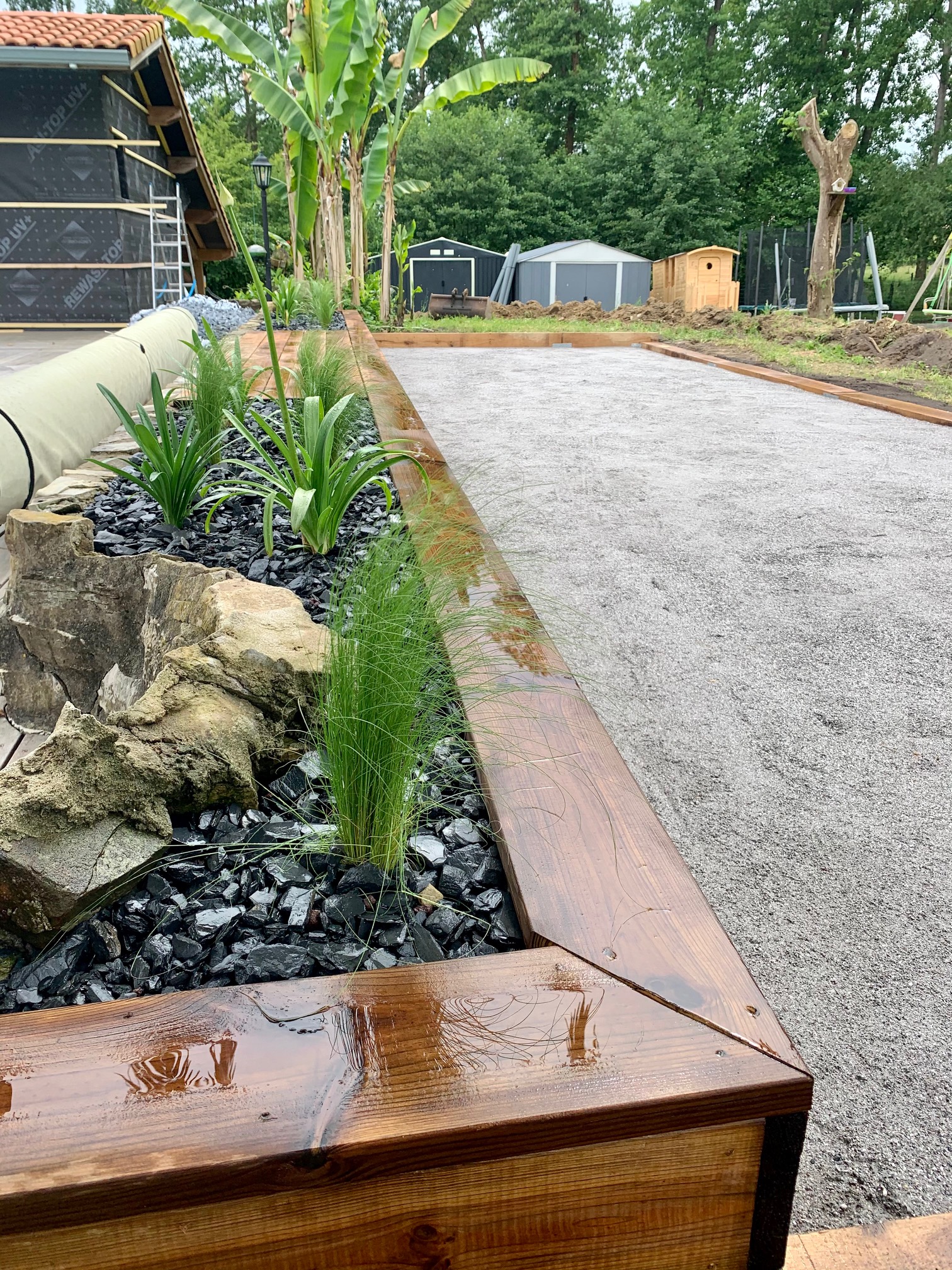 Aménagement d&rsquo;un terrain de pétanque sur Peyrehorade