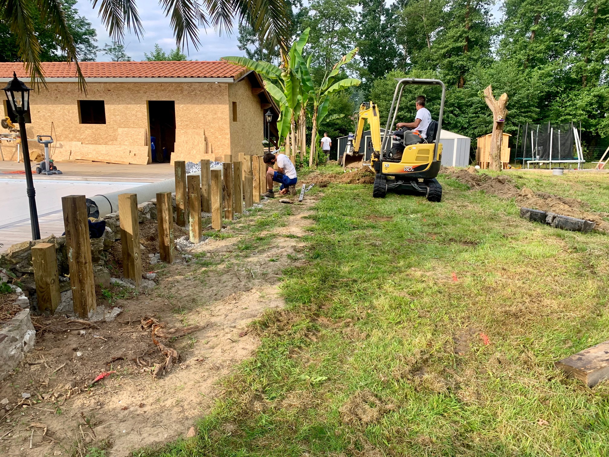 Aménagement d&rsquo;un terrain de pétanque sur Peyrehorade
